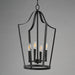 Myhouse Lighting Maxim - 10424BK - Four Light Pendant - Arden - Black