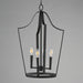 Myhouse Lighting Maxim - 10424BK - Four Light Pendant - Arden - Black