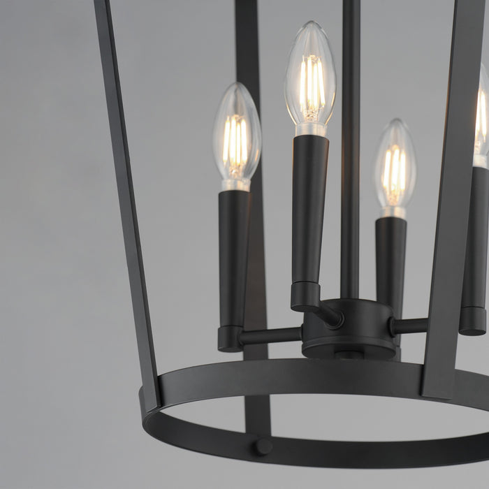 Myhouse Lighting Maxim - 10424BK - Four Light Pendant - Arden - Black