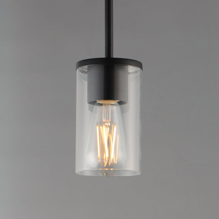 Myhouse Lighting Maxim - 90281CLBK - One Light Pendant - Lateral - Black