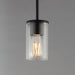Myhouse Lighting Maxim - 90281CLBK - One Light Pendant - Lateral - Black