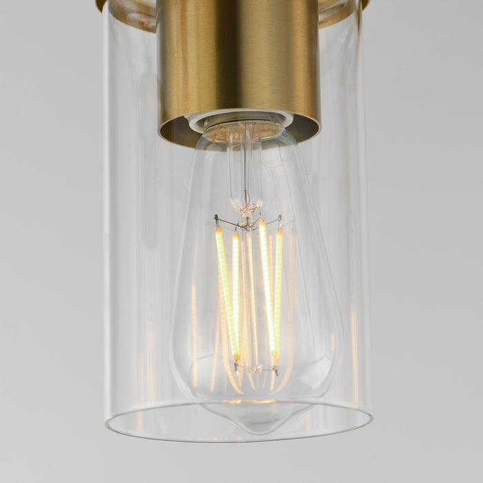 Myhouse Lighting Maxim - 90281CLSBR - One Light Pendant - Lateral - Satin Brass
