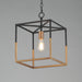 Myhouse Lighting Maxim - 28621BKWBR - One Light Pendant - SoHo - Black/Weathered Brass