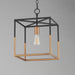Myhouse Lighting Maxim - 28621BKWBR - One Light Pendant - SoHo - Black/Weathered Brass