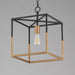 Myhouse Lighting Maxim - 28621BKWBR - One Light Pendant - SoHo - Black/Weathered Brass