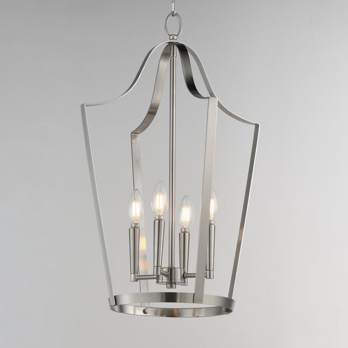 Myhouse Lighting Maxim - 10424SN - Four Light Pendant - Arden - Satin Nickel