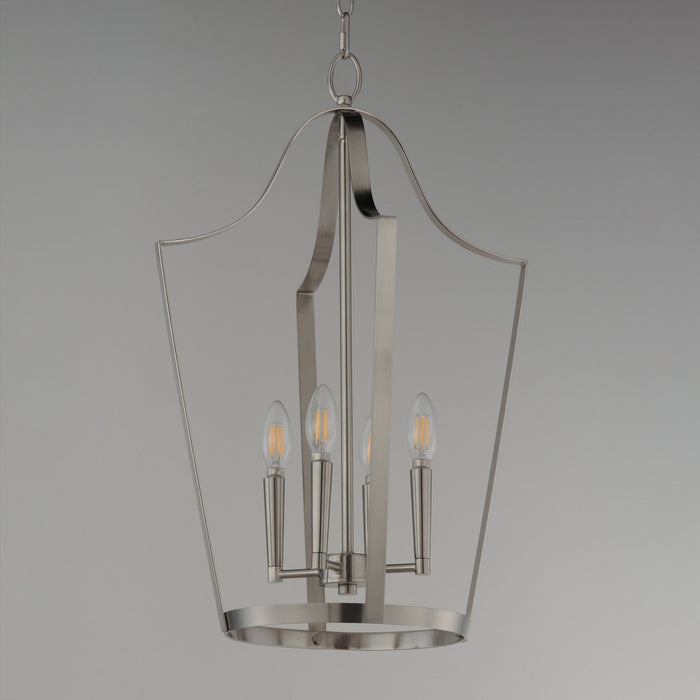Myhouse Lighting Maxim - 10424SN - Four Light Pendant - Arden - Satin Nickel