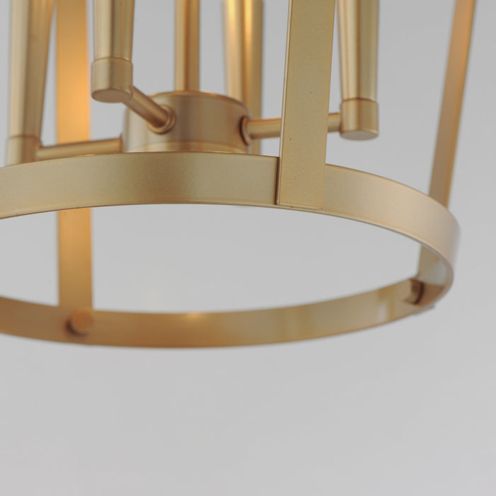 Myhouse Lighting Maxim - 10424NAB - Four Light Pendant - Arden - Natural Aged Brass
