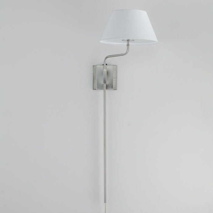 Myhouse Lighting Maxim - 18410OFPN - One Light Wall Sconce - Dunbridge - Polished Nickel