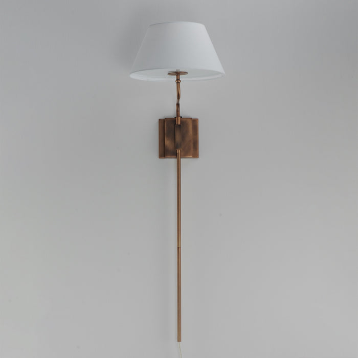 Myhouse Lighting Maxim - 18410OFWBR - One Light Wall Sconce - Dunbridge - Weathered Brass