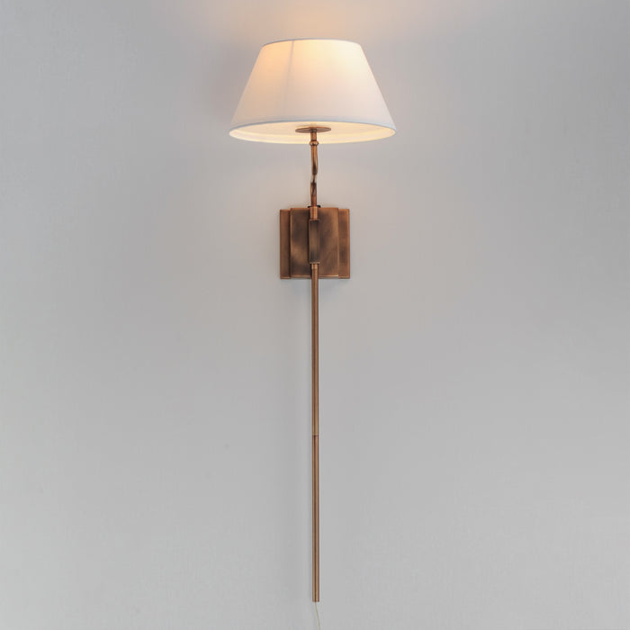 Myhouse Lighting Maxim - 18410OFWBR - One Light Wall Sconce - Dunbridge - Weathered Brass
