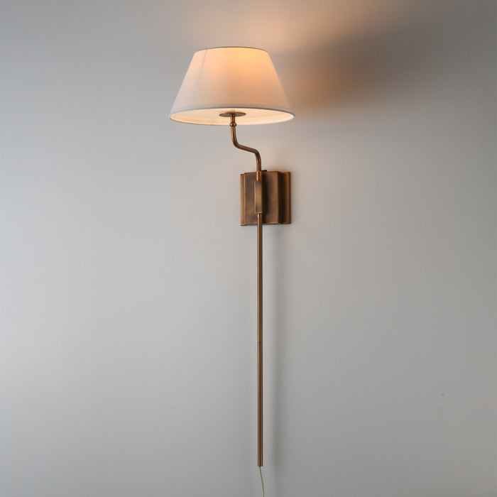 Myhouse Lighting Maxim - 18410OFWBR - One Light Wall Sconce - Dunbridge - Weathered Brass