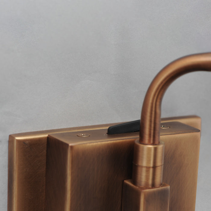 Myhouse Lighting Maxim - 18410OFWBR - One Light Wall Sconce - Dunbridge - Weathered Brass