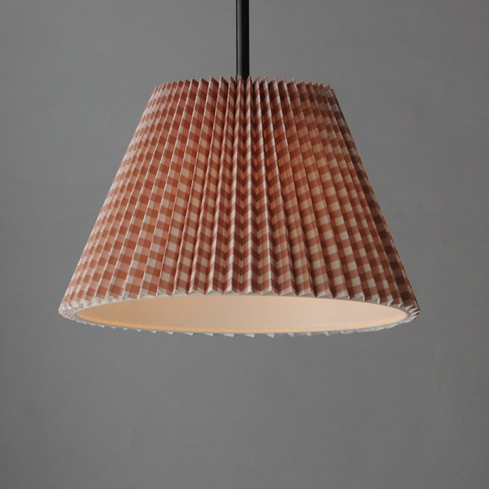 Myhouse Lighting Maxim - 18411RBANB - One Light Pendant - Dunbridge - Antique Bronze