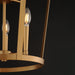 Myhouse Lighting Maxim - 10426NAB - Six Light Pendant - Arden - Natural Aged Brass