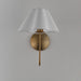 Myhouse Lighting Maxim - 18100WTNAB - One Light Wall Sconce - Saxon - Natural Aged Brass