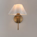 Myhouse Lighting Maxim - 18100WTNAB - One Light Wall Sconce - Saxon - Natural Aged Brass