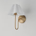 Myhouse Lighting Maxim - 18100WTNAB - One Light Wall Sconce - Saxon - Natural Aged Brass