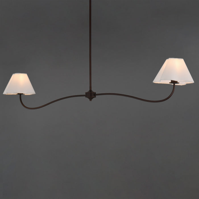 Myhouse Lighting Maxim - 18102WTOI - Two Light Pendant - Saxon - Oil Rubbed Bronze