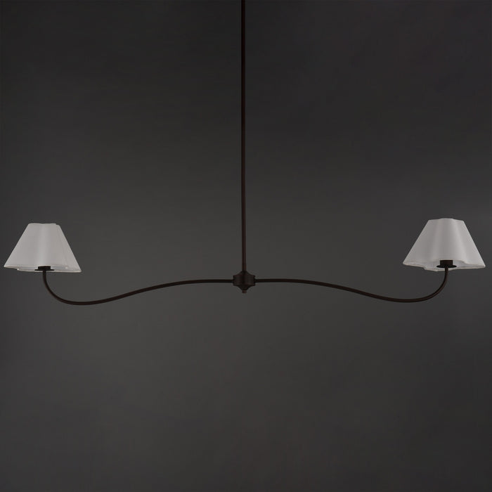 Myhouse Lighting Maxim - 18102WTOI - Two Light Pendant - Saxon - Oil Rubbed Bronze
