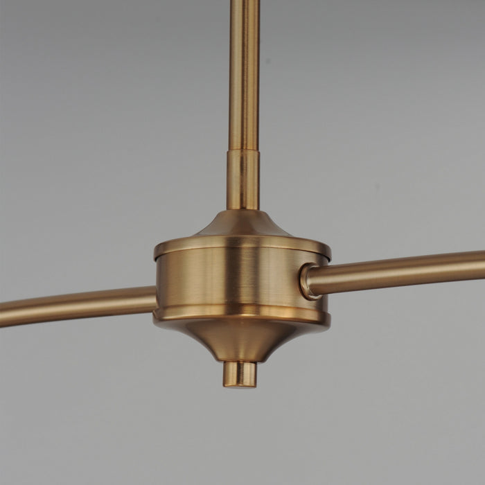 Myhouse Lighting Maxim - 18102WTNAB - Two Light Pendant - Saxon - Natural Aged Brass