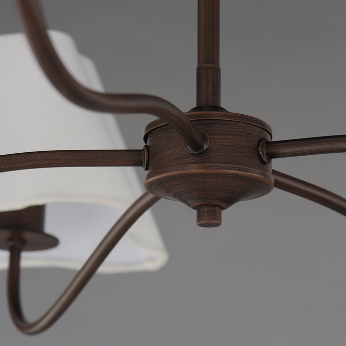 Myhouse Lighting Maxim - 18105WTOI - Five Light Chandelier - Saxon - Oil Rubbed Bronze