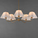 Myhouse Lighting Maxim - 18105WTNAB - Five Light Chandelier - Saxon - Natural Aged Brass