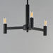Myhouse Lighting Maxim - 21363BK - Three Light Chandelier - Emana - Black