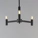 Myhouse Lighting Maxim - 21363BK - Three Light Chandelier - Emana - Black