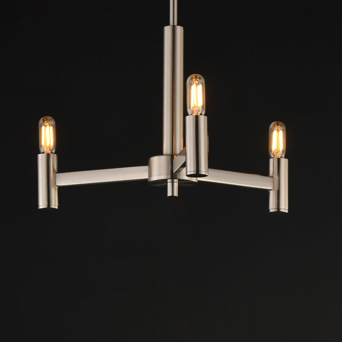 Myhouse Lighting Maxim - 21363SN - Three Light Chandelier - Emana - Satin Nickel