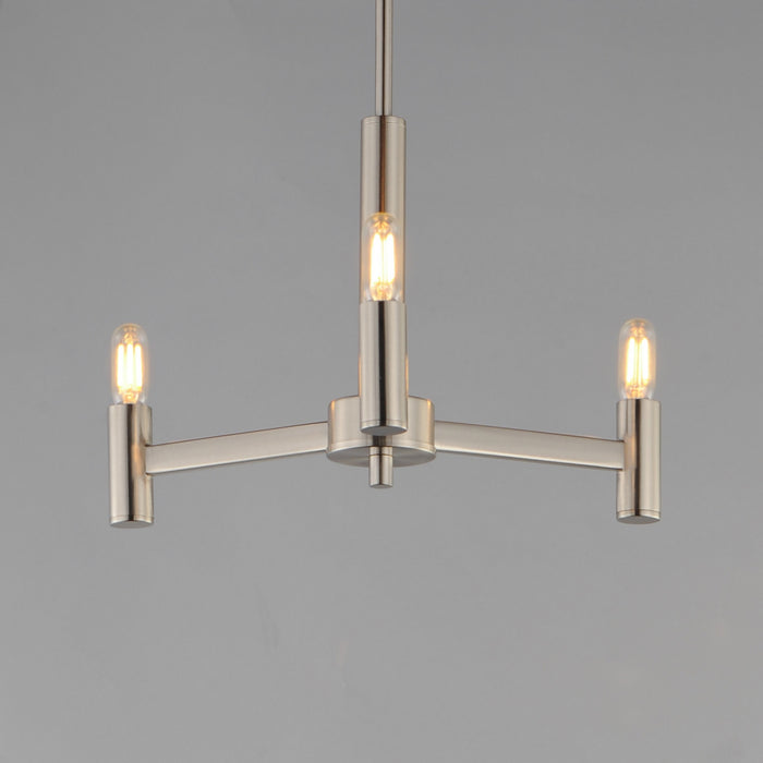 Myhouse Lighting Maxim - 21363SN - Three Light Chandelier - Emana - Satin Nickel
