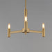 Myhouse Lighting Maxim - 21363NAB - Three Light Chandelier - Emana - Natural Aged Brass