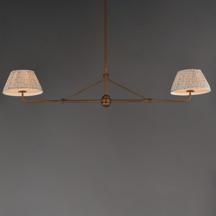 Myhouse Lighting Maxim - 18412BWWBR - Two Light Pendant - Dunbridge - Weathered Brass