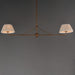 Myhouse Lighting Maxim - 18412BWWBR - Two Light Pendant - Dunbridge - Weathered Brass