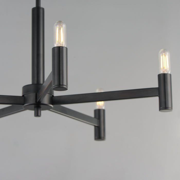Myhouse Lighting Maxim - 21365BK - Five Light Chandelier - Emana - Black