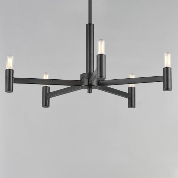 Myhouse Lighting Maxim - 21365BK - Five Light Chandelier - Emana - Black