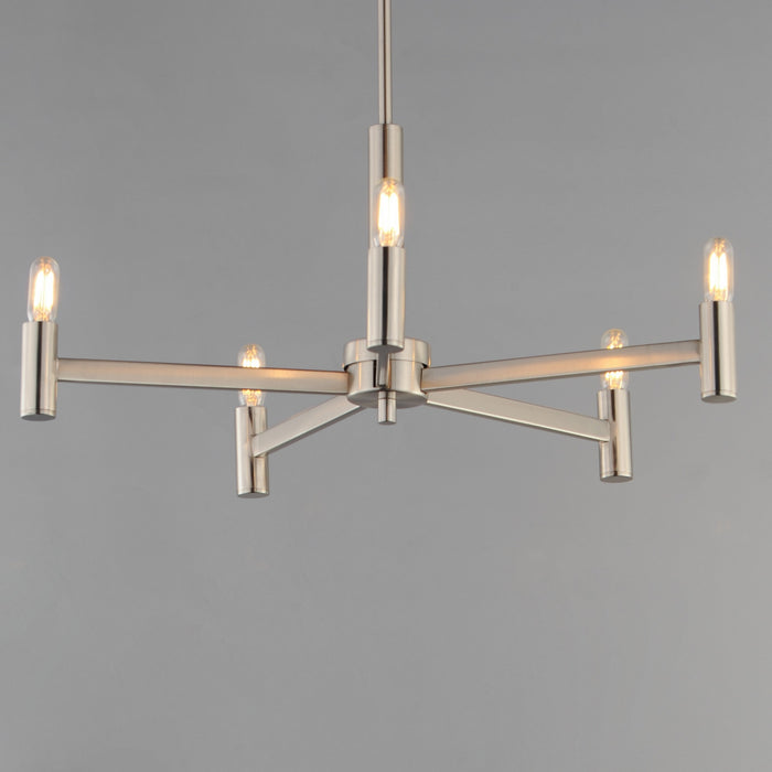 Myhouse Lighting Maxim - 21365SN - Five Light Chandelier - Emana - Satin Nickel