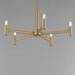 Myhouse Lighting Maxim - 21365NAB - Five Light Chandelier - Emana - Natural Aged Brass