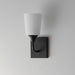 Myhouse Lighting Maxim - 12881SWBK - One Light Wall Sconce - Hudson - Black