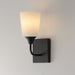 Myhouse Lighting Maxim - 12881SWBK - One Light Wall Sconce - Hudson - Black
