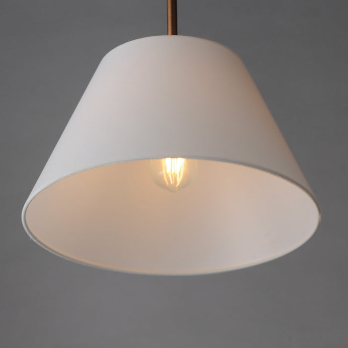 Myhouse Lighting Maxim - 18411OFWBR - One Light Pendant - Dunbridge - Weathered Brass