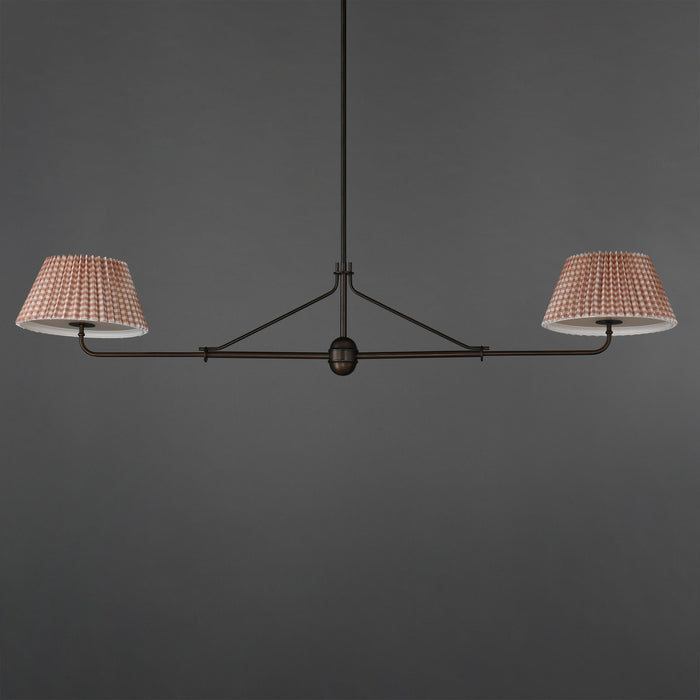 Myhouse Lighting Maxim - 18412RBANB - Two Light Pendant - Dunbridge - Antique Bronze