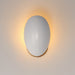 Myhouse Lighting Maxim - 10821WTNAB - One Light Wall Sconce - Maris - White/Natural Aged Brass