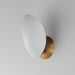 Myhouse Lighting Maxim - 10821WTNAB - One Light Wall Sconce - Maris - White/Natural Aged Brass