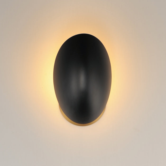 Myhouse Lighting Maxim - 10821BKNAB - One Light Wall Sconce - Maris - Black / Natural Aged Brass