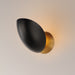 Myhouse Lighting Maxim - 10821BKNAB - One Light Wall Sconce - Maris - Black / Natural Aged Brass