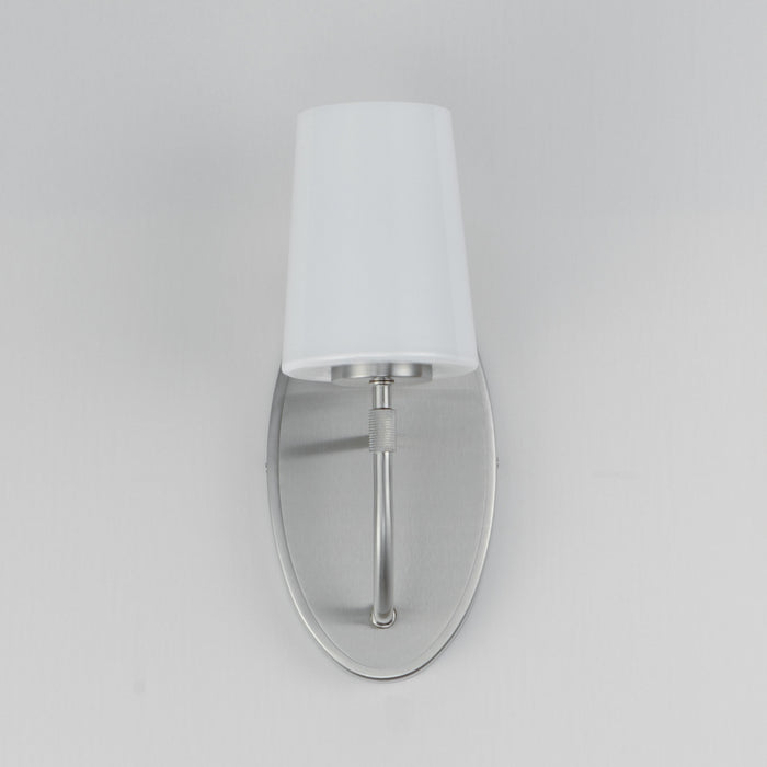 Myhouse Lighting Maxim - 12691WTSN - One Light Wall Sconce - Durham - Satin Nickel