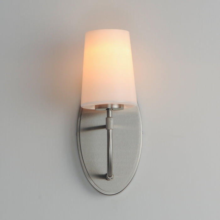 Myhouse Lighting Maxim - 12691WTSN - One Light Wall Sconce - Durham - Satin Nickel