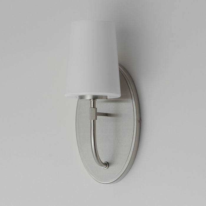 Myhouse Lighting Maxim - 12691WTSN - One Light Wall Sconce - Durham - Satin Nickel