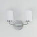 Myhouse Lighting Maxim - 12692WTSN - Two Light Bath Vanity - Durham - Satin Nickel
